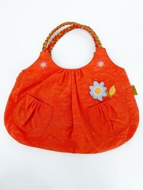 Y2K Vintage Kalipe Kipling Shoulder Bag Braided Strap